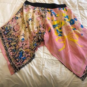 Vintage Betsey Johnson handkerchief skirt